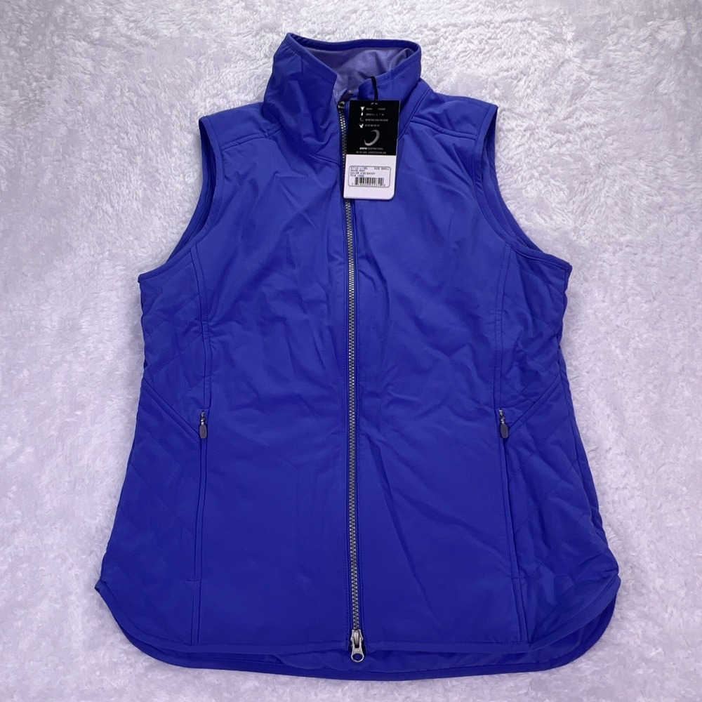 NEW Zero Restriction‎ Women's Small Saige Golf Vest Savoy-Blue #L1145L NWT